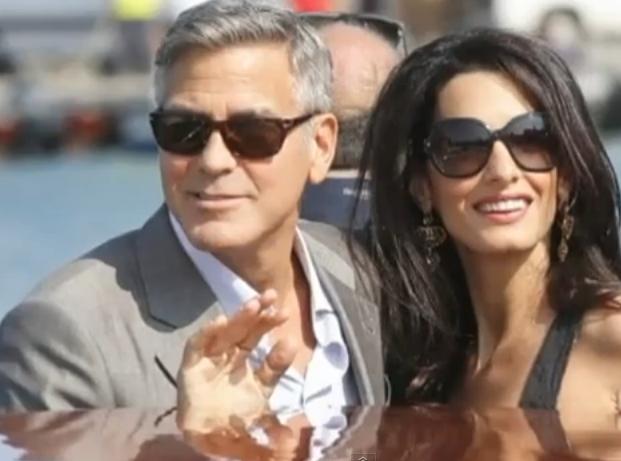 George Clooney si Amal Alamuddin, Foto: Captura YouTube