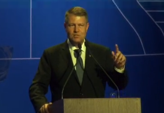 Iohannis isi lanseaza programul prezidential, Foto: Captura Privesc.eu