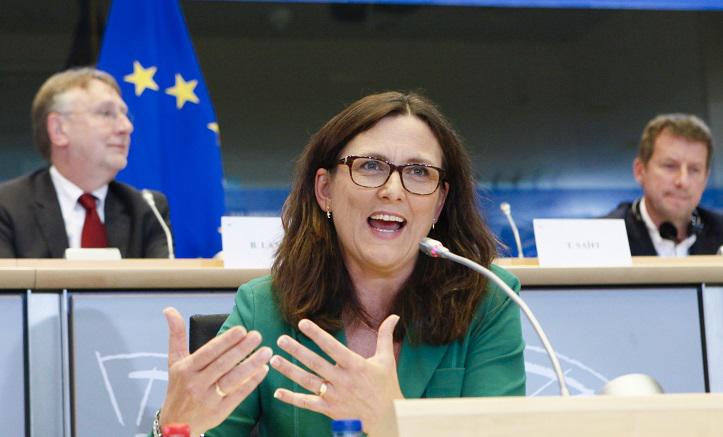 Cecilia Malmstrom, comisarul european desemnat la comert, Foto: Parlamentul European