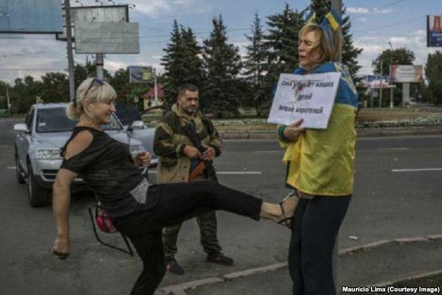 Irina Dovgani, declarata dusman de separatisti, Foto: Radio Europa Libera