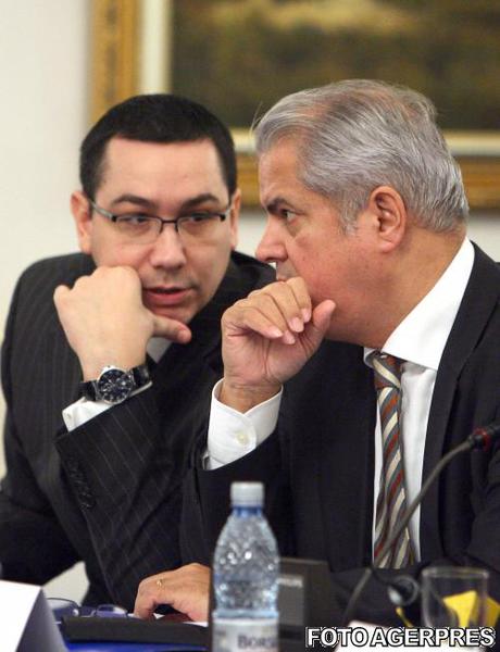 Victor Ponta si Adrian Nastase, Foto: Agerpres
