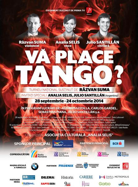 Turneul 'Va place tango?', Foto: Afis concert