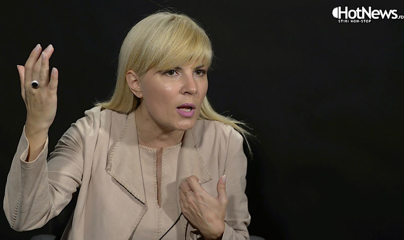 Elena Udrea, in studioul HotNews, Foto: HotNews.ro
