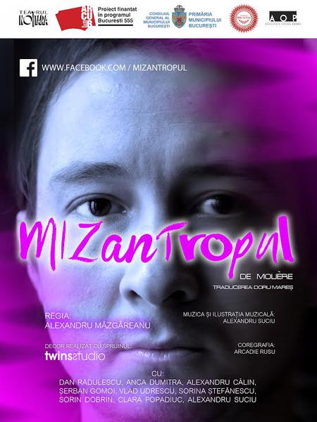 Mizantropul, Foto: Afisul spectacolului