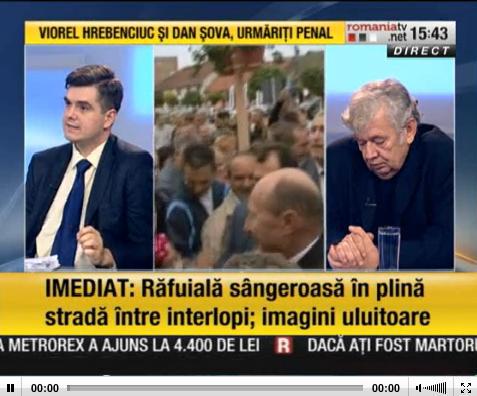 RTV in ziua dosarelor Hrebenciuc, Sova si Mitica Iliescu, Foto: Captura RTV.net