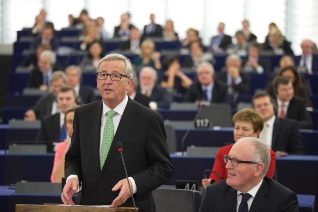 Jean Claude Juncker, in plen la Strasbourg , Foto: Comisia Europeana