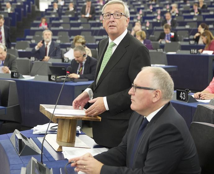 Juncker si secundul sau, Timmermans, Foto: Comisia Europeana