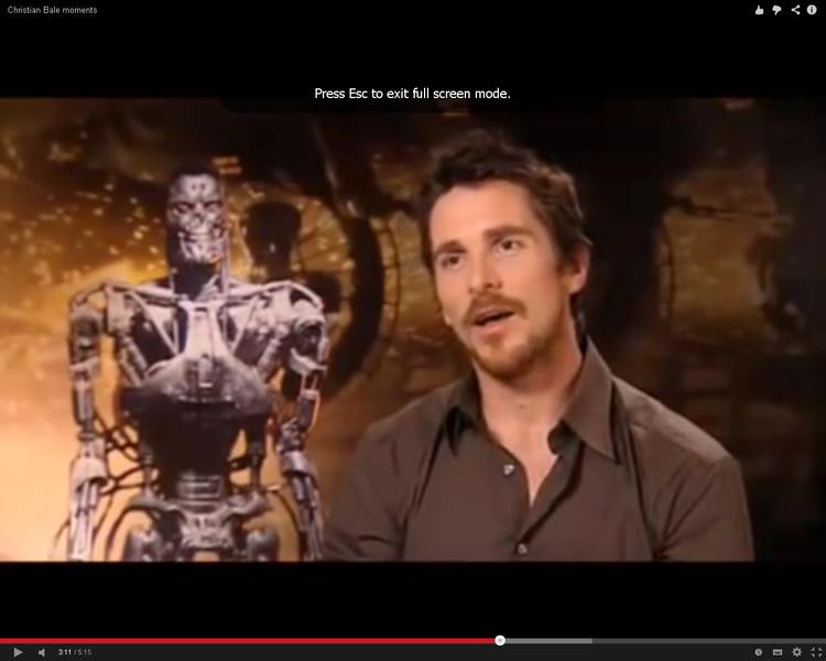 Christian Bale, Foto: Captura YouTube