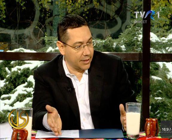 Victor Ponta la Viata Satului, Foto: Captura TVR1