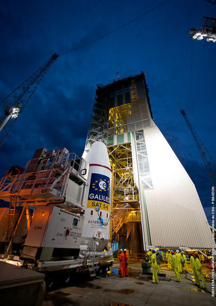 Sateliti Galileo, pregatiti pentru lansare, Foto: ESA-CNES/Arianespace