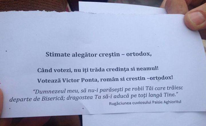 Biletul primit de la Manastirea Cozia, Foto: Facebook.com