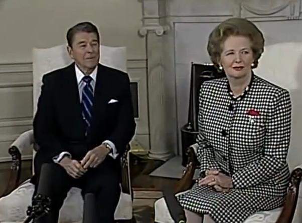 Ronald Reagan si Margaret Thatcher , Foto: Captura YouTube