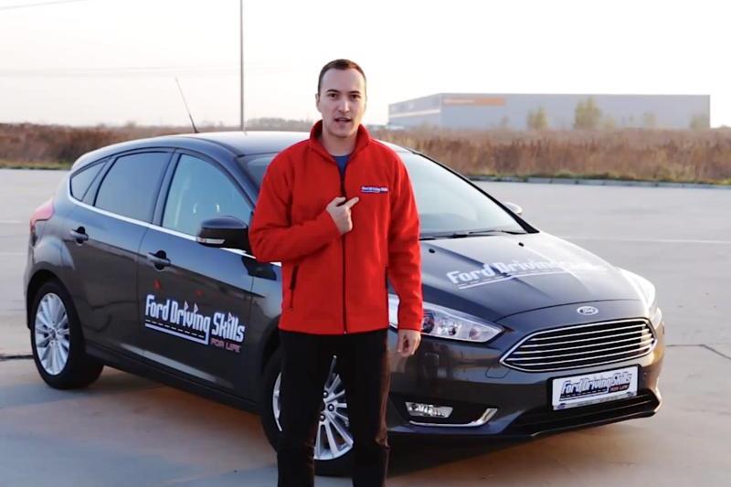 Adrian Mitrea prezinta Ford Driving Skills for Life in Romania, Foto: 0-100.ro