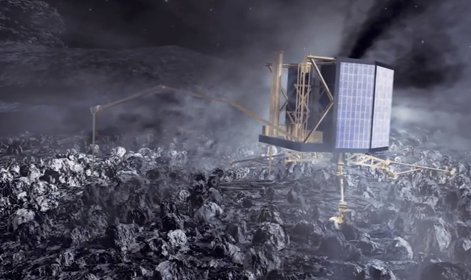 Robotul Philae, Foto: Captura YouTube