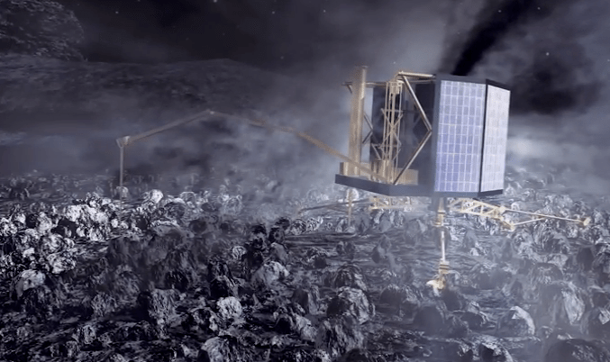 Robotul Philae, Foto: Captura YouTube