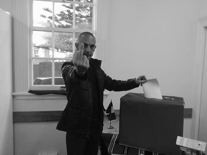 Mesajul primului votant din Noua Zeelanda impotriva hotiei, Foto: Facebook / Dan Coroian Vlad