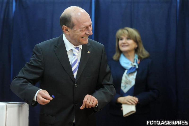 Traian si Maria Basescu, Foto: Agerpres