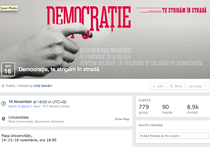 Anunt protest in Piata Universitatii