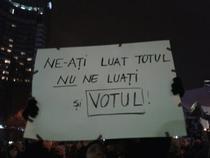Protest in Capitala