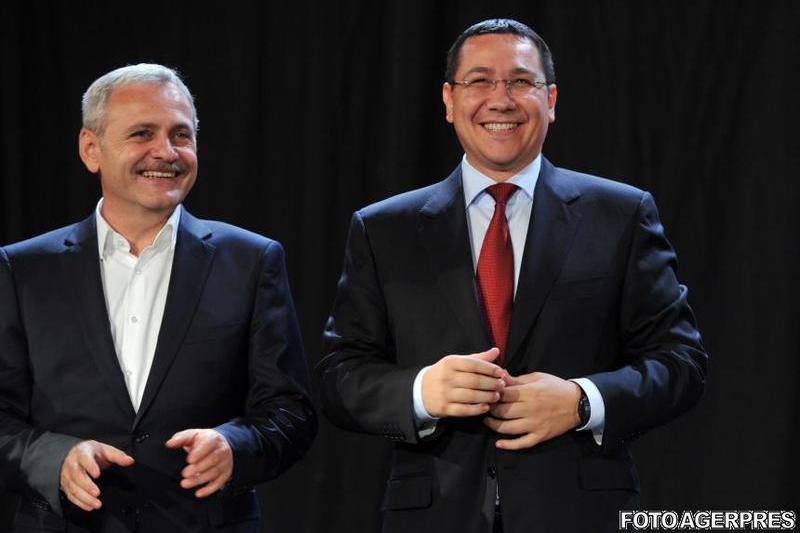 Liviu Dragnea si Victor Ponta, Foto: Agerpres