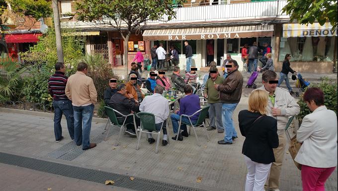 Barul de la Coslada, unde au fost invitati alegatorii, Foto: Hotnews