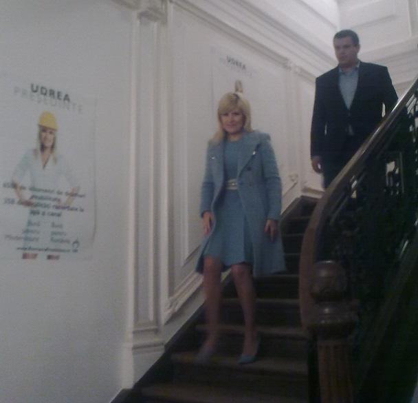 Elena Udrea, presedinte doar pe afis, Foto: Hotnews