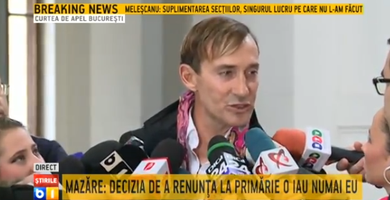 Radu Mazare, look ca al lui Adolf Hitler, Foto: captura B1 TV