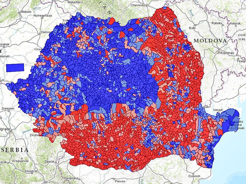 Rezultate finale pe localitati - prezidentiale 2014, Foto: Hotnews