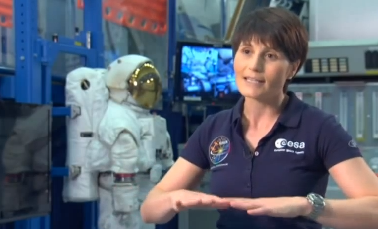 Samantha Cristoforetti, prima italianca astronaut pe ISS, Foto: Captura YouTube