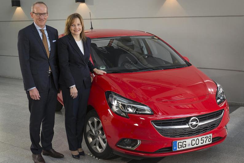 Karl-Thomas Neumann si Mary Barra, Foto: Opel