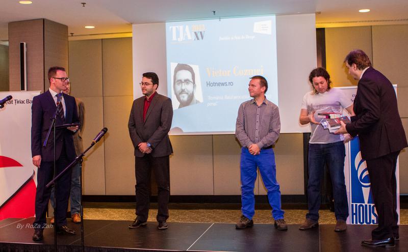 Finalistii la sectiunea Justitie si Stat de drept a concursului Tanarul Jurnalist al Anului, Foto: Freedom House