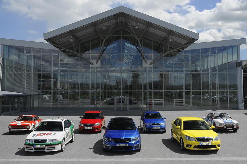 Masini sport Skoda din diverse vremuri, Foto: Skoda