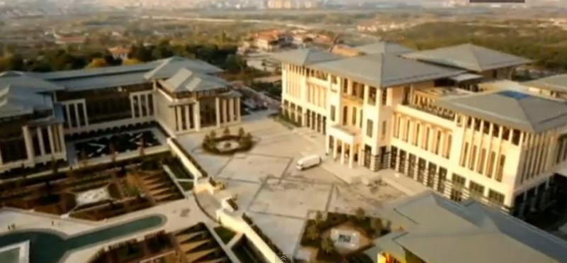 Ak Saray, palatul prezidential al lui Erdogan, Foto: Captura YouTube