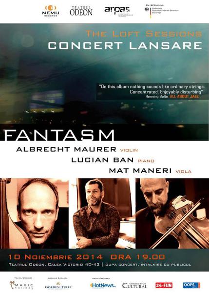 Fantasm Trio - Maurer, Ban, Maneri, Foto: Hotnews