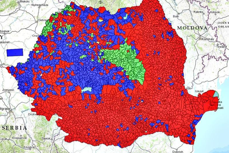 Rezultatele de la prezidentiale in fiecare localitate din Romania, Foto: Hotnews