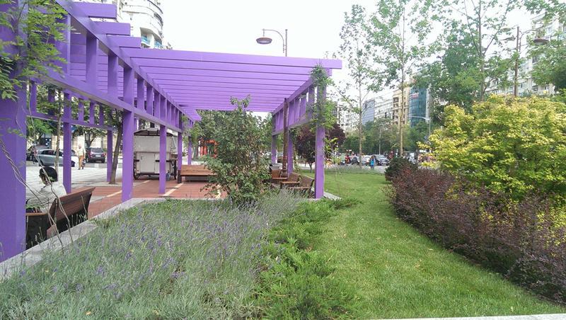 Pergola de pe Bd. Unirii, Foto: Hotnews