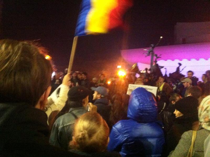 Protest in Piata Universitatii, Foto: Hotnews
