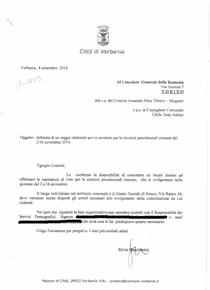 Scrisoarea autoritatilor din Verbania