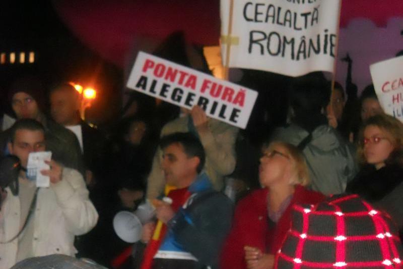 Protest pentru alegeri libere, Foto: Hotnews