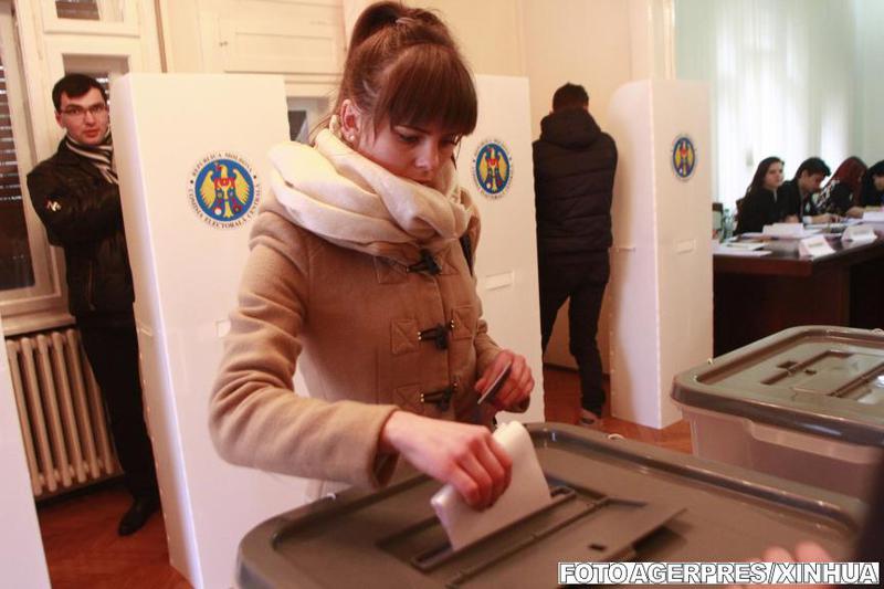 Alegeri parlamentare in Republica Moldova, Foto: Agerpres/Xinhua