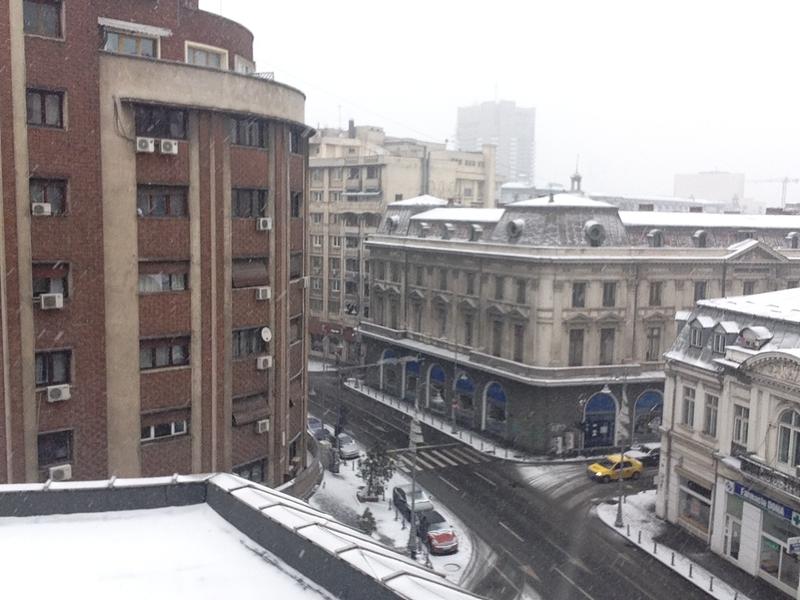 Ninsoare in Bucuresti, de 1 Decembrie, Foto: Hotnews