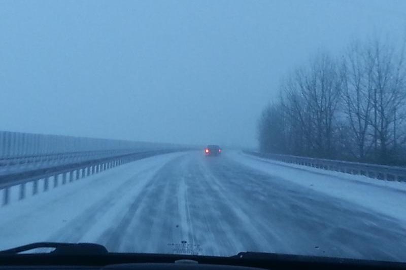 autostrada a2, circulatie in conditii de iarna, Foto: USER UPLOADED