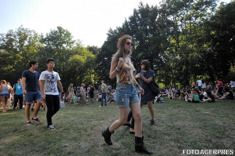 Tineri la Festivalul Summer Well, Foto: Agerpres