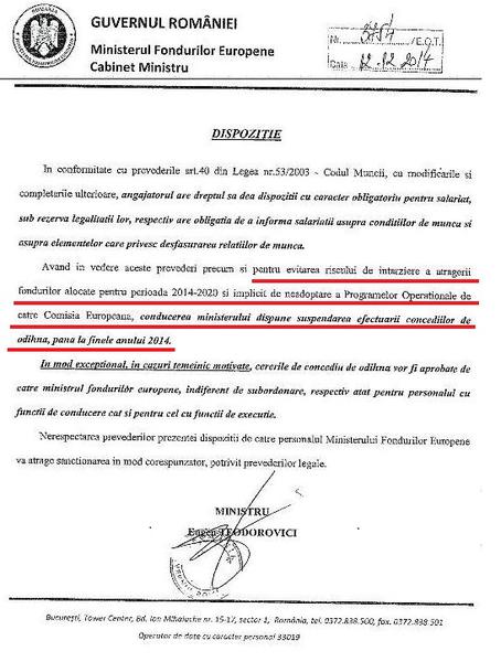 Suspendare Concedii MFE(1), Foto: Hotnews