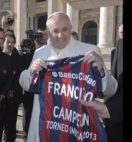 Papa Francisc, pasionat de fotbal, Foto: Captura YouTube