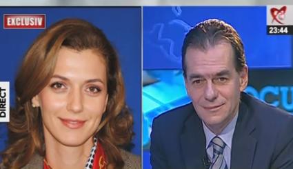 Alina Gorghiu si Ludovic Orban, Foto: Captura Realitatea TV