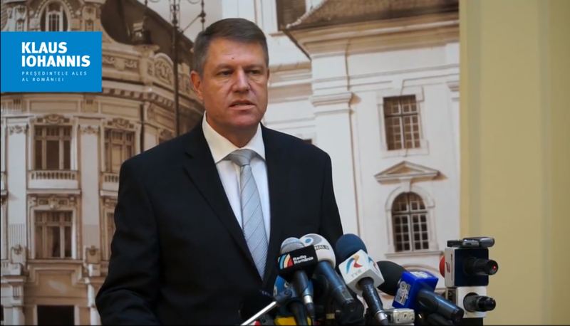 Klaus Iohannis, ultima conferinta de presa in calitate de primar al Sibiului, Foto: Captura video Facebook