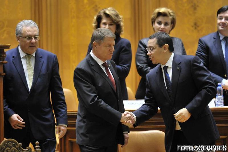 Klaus Iohannis si Victor Ponta, Foto: AGERPRES
