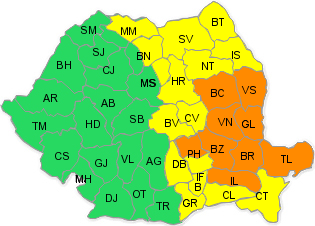 Cod de ninsori 29 dec, Foto: ANM
