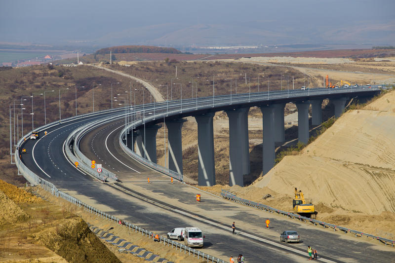 Viaductul de autostrada de la Aciliu, Foto: Mediafax